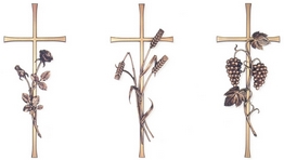 Croix sur stèle funéraire